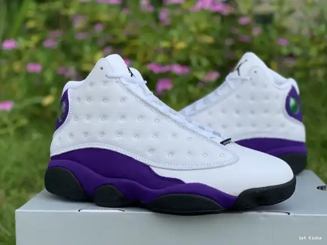 1st Kicks Shoes 13 Lakers Air Jordan 414571-105 0619